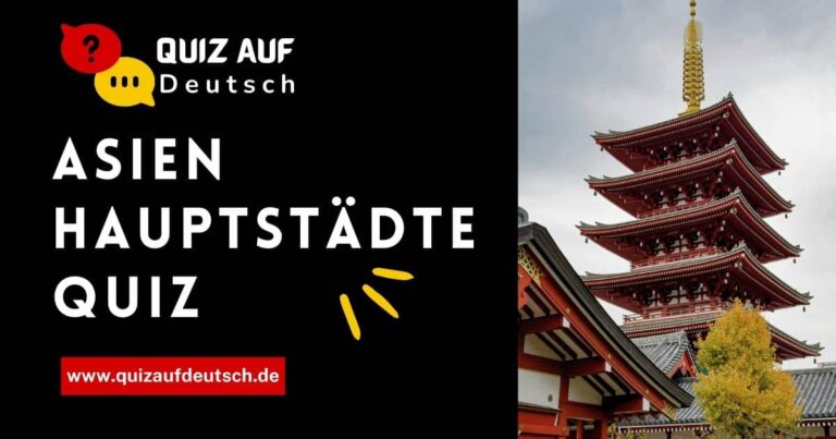 Asien Hauptstädte Quiz