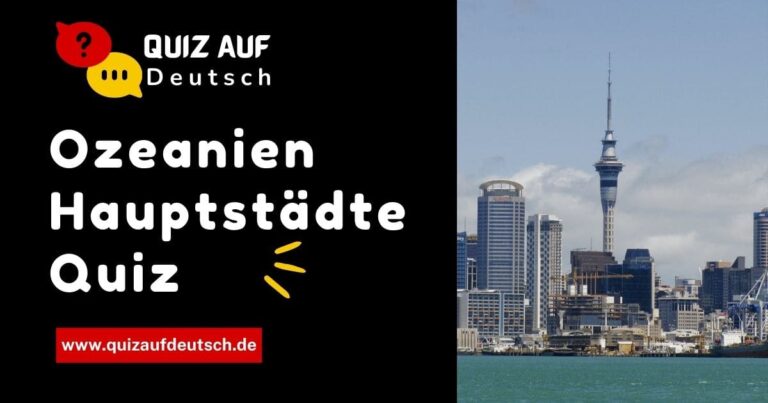 Ozeanien Hauptstädte Quiz